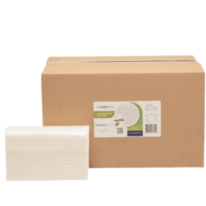 Laminated Folded Hand Towel 2 Ply Inter Folded 2400 sheets - 39gsm